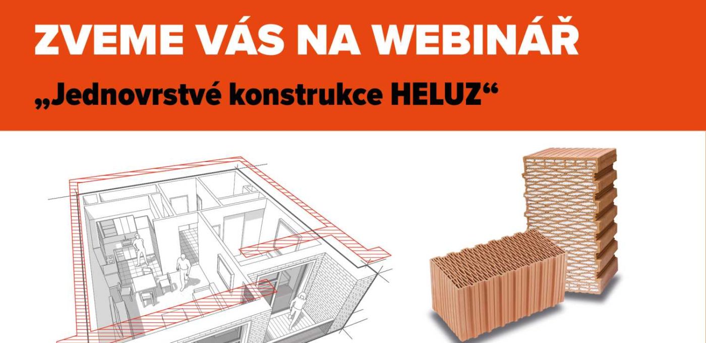 Webinář: Jednovrstvé konstrukce